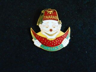 Masonic Very Rare,  Shrine Pin From Yaarab Temple,  Cir: Late 40’s - 50’s