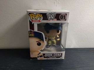 John Cena Pop Funko Wwe 01 Blue Hat