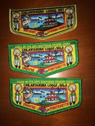 Chilantakoba Lodge 397 Ordeal And Southern Region Patches