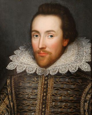 1610 Playwright Poet William Bill Shakespeare Glossy 8x10 Photo Cobbe Portrait