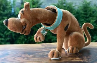 Scooby Doo Dog Bobble Head Nodder Figure Toy Sd Collar Velvet Dashboard Cartoon