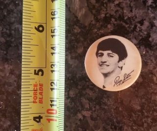 The Beatles Ringo Star John Lennon Paul Mccartney Button Badge Pin Pinback