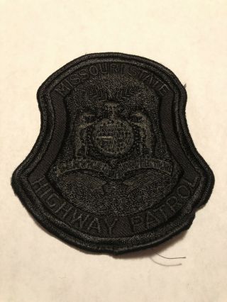 Subdued Black Missouri State Highway Patrol Patch State Police