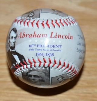 2017 Abraham Lincoln Baseball - The Life And Times Of Our 16th President