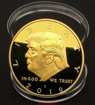 25pcs Donald Trump Gold Color Coin Make America Great Top Quality.