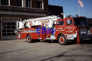 Lynn,  Ma Fire Apparatus Slide: Ap - 2 1970 Mack Cf