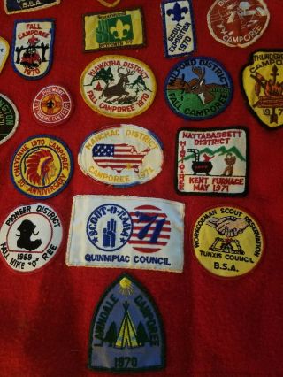 VINTAGE OFFICIAL BOY SCOUTS OF AMERICA WOOL JACKET SIZE 12 1960 - 70 26 PATCHES 7