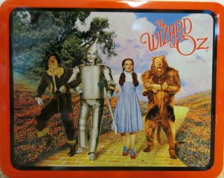 1998 The Wizard Of Oz Tin Lunchbox Red Handle Series Box 18