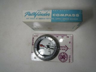 Vintage Silva System Boy Scout Pathfinder Compass Made In Sweden