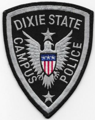 Dixie State University Campus Police Utah.  Scarce Old Style