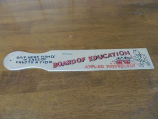 Michigan Board Of Education Applied Psychology Paddle Novelty Gag Gift,  Spanking