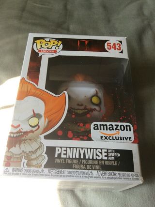 Funko Pop Movies It Pennywise With Severed Arm Amazon Exclusive 543