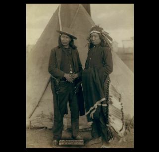1891 Chief Red Cloud Photo American Horse,  Native American Pine Ridge Reservation