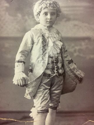 Photograph,  Ambrotype,  Cabinet Card.  Miskolcz Hungary Boy.  Bg 5