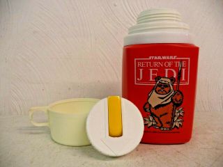 Vintage 1983 King - Seeley Star Wars Return Of The Jedi Red Plastic Thermos Only