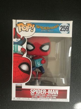 Wal - Mart Exclusive Funko Pop Spider - Man Homecoming 259 Upside Down