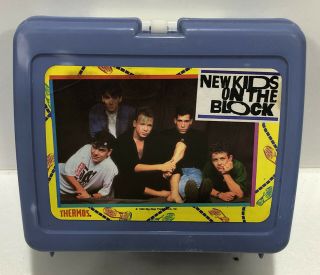 Vintage 1990 Kids On The Block Plastic Lunch Box