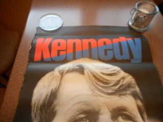 1968 large Robert Kennedy campaign political poster candidate 3
