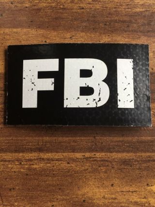Cosplay FBI HRT Patch Set,  Two Fake IR FBI patches,  Servare Vitas 2