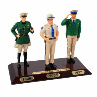 Limited Edition Resin Law Enforcement Figures - California Highway Patrol