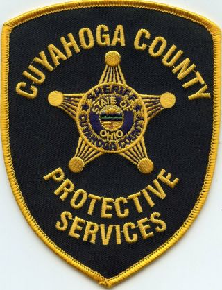 Cuyahoga County Ohio Oh Protective Services Sheriff Police Patch