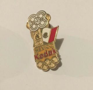 1996 Atlanta Olympics Summer Games Kodak Mexico Lapel Pin