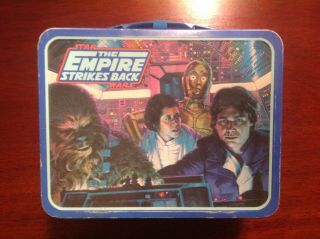 Star Wars Empire Strikes Back 1980 Vintage Lunchbox,  No Thermos