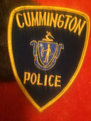 Massachusetts Police - Cummington Police - Ma Police Patch