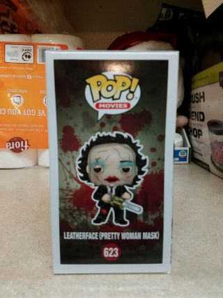Funko Pop LEATHERFACE Hot Topic Chase Exclusive 623 Texas Chainsaw Massacre 2