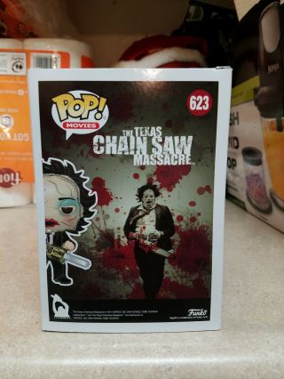 Funko Pop LEATHERFACE Hot Topic Chase Exclusive 623 Texas Chainsaw Massacre 3