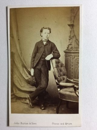 Victorian Carte De Visite Cdv Photo - Gentleman - John Burton & Sons