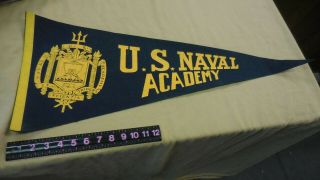 Vintage U.  S.  Naval Academy Felt Pennant