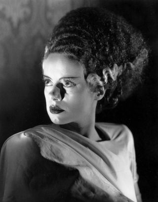 The Bride Of Frankenstein Black And White 8x10 Classic Portrait 2