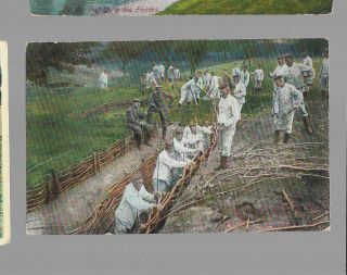Pk28764:wwi Military Postcard - Pioneers Homeclothes In The Trenches