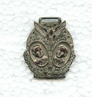 Cox,  Roosevelt Metal Watch Fob,  1920 Presidential Campaign