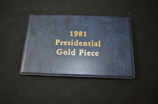 1981 Presidential Gold Price Ronald Stamp Reagan 10k No.  6705 1344 19