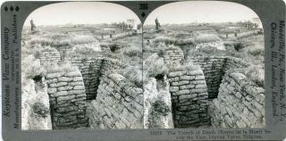 Belgium Wwi Ypres Trench Of Death By Yser River Stereoview 33275 386x Near