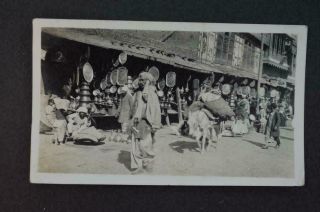Vintage Photo Arabs At Market Place In India Far East 976014