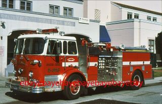 Fire Apparatus Slide,  Engine 3113,  Santa Cruz / Ca,  1973 Crown