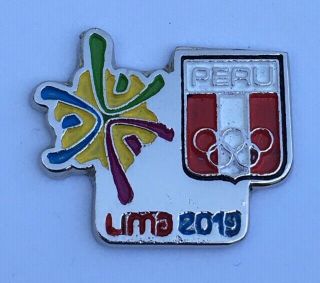 Lima 2019 Peru Pan Am Games Olympic Noc Pin