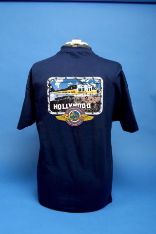 L.  A.  County Fire Department Air Operations T Shirt.  Firehawk Over Hollywood.