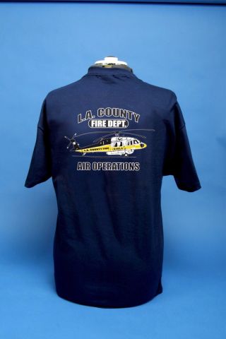 L.  A.  County Fire Department Air Operations T Shirt.  The Firehawk
