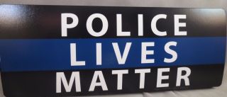 Of 10 Police Lives Matter Magnets Blue Line Law Cop Bumper Sticker
