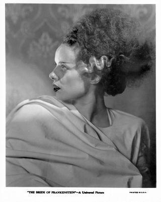The Bride Of Frankenstein Black And White Photo 8x10