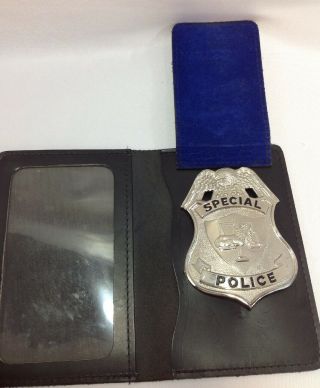 Vintage Obsolete Police Badge Special Police Eagle & Lion
