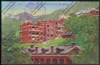 Hong Kong Old Postcard Martied Quarter And Kennedy Road Hongkong Buildings View