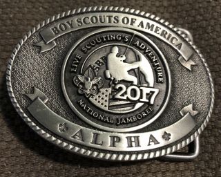 2017 Boy Scout National Jamboree Alpha Belt Buckle