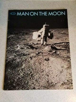 Vintage North American Rockwell Space Division Booklet Man On The Moon 54 Pages