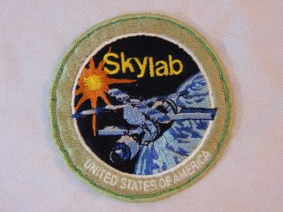Vtg 1970s United States Of America Skylab Shoulder Patch Space Station Rocket Us