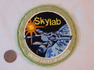 Vtg 1970s United States of America Skylab Shoulder Patch Space Station Rocket US 3